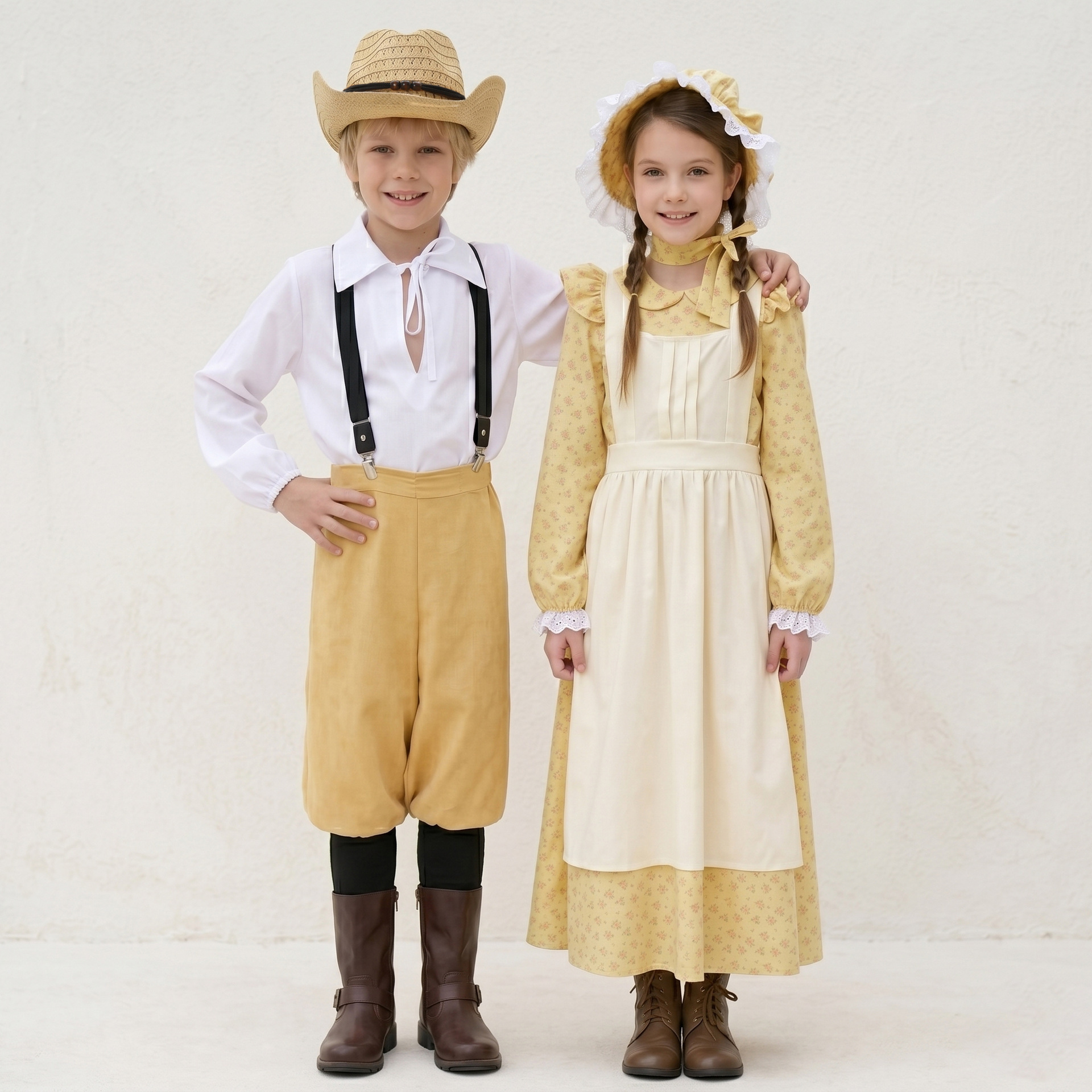 Country-style female chef dress
