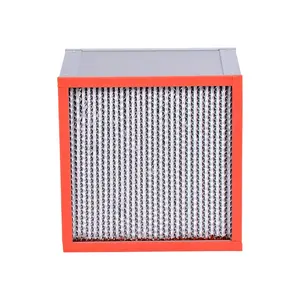 Filtros hepa de alta temperatura, purificador de aire h14 con filtro hepa, precio al por mayor