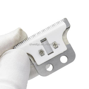 Lame de tondeuse à bord unique réglable en acier inoxydable et céramique de haute qualité compatible <span class=keywords><strong>Wahl</strong></span> Detail 8081T-Wide pour barbiers - Product Image 2