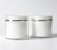 Pots à crème de grande capacité de 200 ml avec col de 89 mm, contenants cosmétiques vides de 200 g pour le remplissage de lotion corporelle