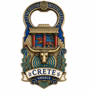 Aimant de réfrigérateur personnalisé en métal durable et moderne en forme de logo avec décapsuleur, vente en gros - Product Image 2