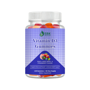 Gummies de Vitamine D3 les plus vendues avec des glucides totaux, puissant nettoyant corporel, soutien immunitaire quotidien, supplément de santé en gummies - Product Image 1