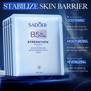 SADOER B5 ซูทติ้ง มอยส์เจอร์ไรซิ่ง ชีท มาส์ก 25 มล. ช่วยลดความแห้งกร้าน กระชับผิว บำรุงล้ำลึก เหมาะสำหรับทุกสภาพผิว - Product Image 2
