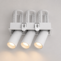 Spot LED encastré 6W 12W 25W 12 Watt avec CCT réglable, éclairage orientable Tuya Dali 1-10V Triac dimmable