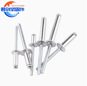 Hochwertiger DIN-Standard Massiver flacher Kuppel kopf Pop Blind niet Aluminium Blind niet Angemessener Preis Stahlrohr material - Product Image 1