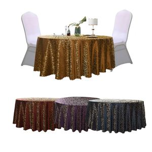 2026 Luxury Round <b>Tablecloth</b> Jacquard Floral <b>Wedding</b> Decoration Table Cloth Cover for Banquet - Product Image 1