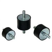 Jacey Supports d'isolation des vibrations en caoutchouc robustes à double goujon, amortisseurs pour compresseurs, moteurs, quincaillerie et joints