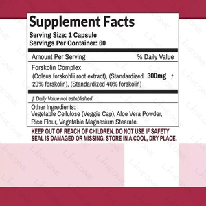 OEM/ODM dewasa menggunakan kapsul manajemen berat organik dengan <span class=keywords><strong>Forskolin</strong></span> untuk metabolisme lemak & ekstrak Herbal retensi otot ramping - Product Image 2