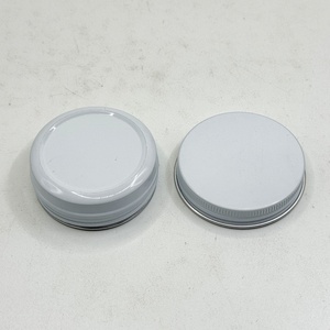 Cajas de Metal Blancas con Logotipo Impreso Personalizado, Cajas de Aluminio de 15 ml para Crema - Product Image 1