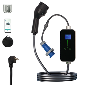 Cargador de Vehículos Eléctricos Monofásico de 7kW Tipo 2 Portátil AC1638(E2) - Product Image 1