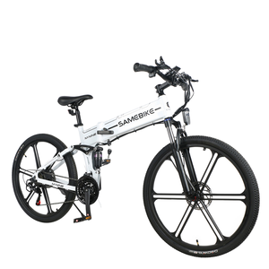 Para <span class=keywords><strong>SAMEBIKE</strong></span>, bicicleta eléctrica <span class=keywords><strong>plegable</strong></span> de 750W y 48V, freno de disco, bicicleta eléctrica <span class=keywords><strong>plegable</strong></span> de 26 pulgadas para exteriores, ciudad, montaña, stock europeo, 21Sp - Product Image 3