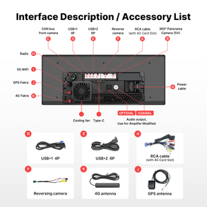 Youducar Radio de Coche Android de 12.3 Pulgadas con Reproductor de DVD, Navegación GPS, Unidad Principal Universal <span class=keywords><strong>2</strong></span> <span class=keywords><strong>DIN</strong></span>, Pantalla Flotante Ajustable, Audio de Alta Resolución - Product Image 2