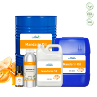 Huile Essentielle de Mandarine Premium en Gros, Pure, Pressée à Froid, Huile d'Agrumes Fraîche de Haute Pureté pour Aromathérapie, Fabrication de Bougies et de Savons