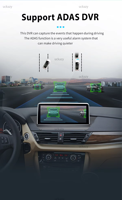 Uckazy 10.25 "AutoRadio Android 14 pour BMW X1 E84 CIC 2009-2013 Multimédia Android Écran Carplay Radio GPS Navigation Stéréo