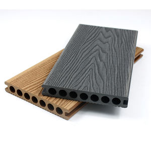 Plancher en WPC d'extérieur, design sans joint, protection anti-UV, surface en relief 3D, style européen, pour la <span class=keywords><strong>construction</strong></span> de terrasses de sous-sol - Product Image 2