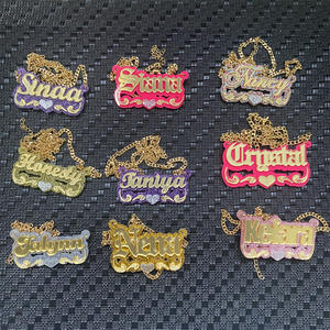 Collar de acero inoxidable chapado en oro, personalizado, 2023 - Product Image 2