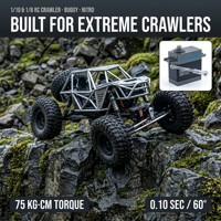 Servomoteur numérique sans balais DMOND DBR75SG 75kg.cm 0.10s avec engrenages en acier pour RC Crawler Buggy Avion 8.4V Étanche à couple élevé