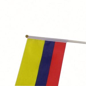 Wholesale 12*18 Inch Columbia Wooden Stick <b>Flag</b> Banner Decoration Polyester Columbia Mini Hand Waving <b>Flags</b> - Product Image 3