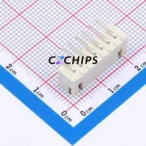 WAFER-XH2.54-7PWZ-Y62 Wire-to-Board Pin Header Bent Lead Through Hole,P=2.5mm Connector 1x7P 2.5mm Right Angle Insert XH - Product Image 2