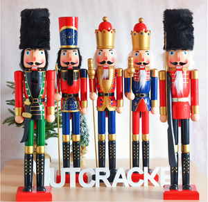 Grandes décorations de Noël géantes, décorations de casse-noisettes géantes, <span class=keywords><strong>soldat</strong></span> casse-noisette en bois grandeur nature de 6 pieds pour la décoration de Noël - Product Image 4