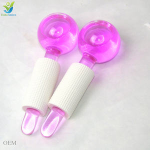 Energie Gesichts kühlung Globus Bälle Massage Eis Gesicht Roller Massage gerät Schönheits pflege Silikon Eis walze Gesichts massage gerät - Product Image 6