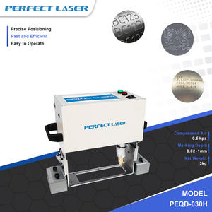 Máquina marcadora láser perfecta para escritorio, Manual, metal, acero, número Vin, matriz de puntos eléctricos, placa de identificación de metal, grabado - Product Image 2