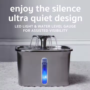 الفائز بجائزة الابتكار 2.6 لتر القط الفولاذ المقاوم للصدأ ، ونافرة أتوماتيكية للحيوانات الأليفة للكلاب - Product Image 5