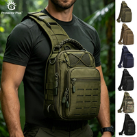Sac à dos tactique unisexe personnalisable Protector Plus X251, sac de poitrine EDC, sac à bandoulière léger, imperméable, en polyester, pour la randonnée en plein air