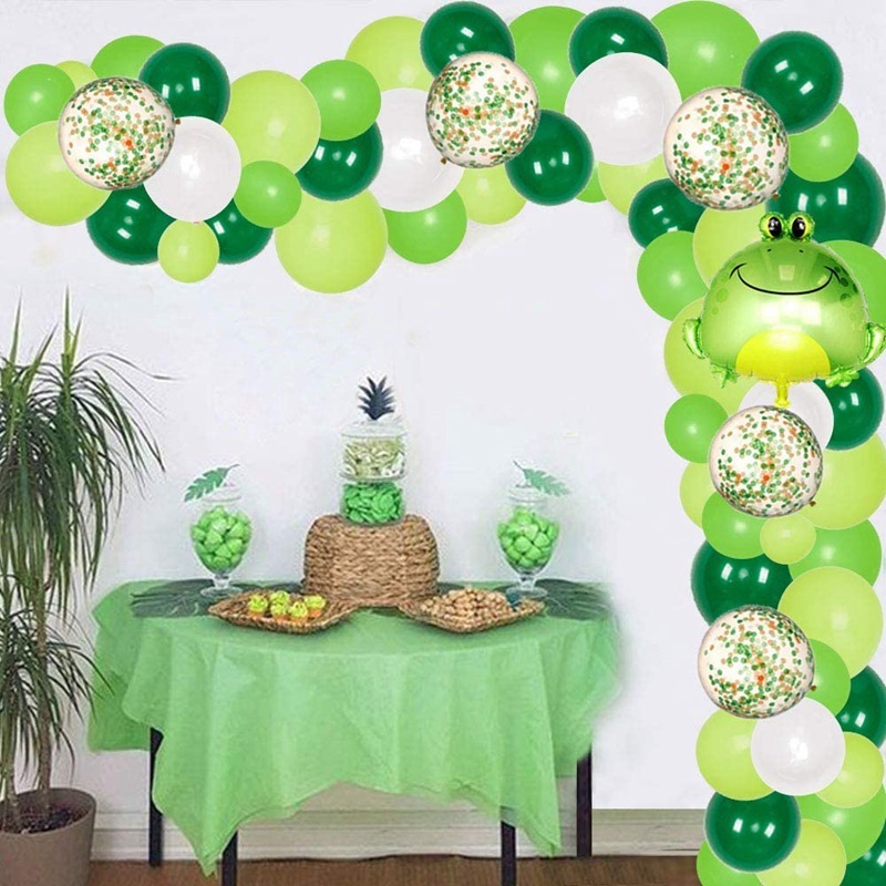Aazon.co: 2 Pcs Green Frog Balloons Frog Shaped Foil Ylar Balloons...