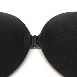 Sujetador de Silicona sin Tirantes para Mujer, Invisible, Adhesivo, con Cierre Frontal, Copa <span class=keywords><strong>Mango</strong></span>, Estilo Diario, con Logotipo Estampado, sin Varillas, Juego Completo - Product Image 4