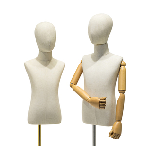 Manichini per Bambini e Bambine, Espositori a Mezza Figura per Vetrine di Negozi di Abbigliamento - Product Image 3