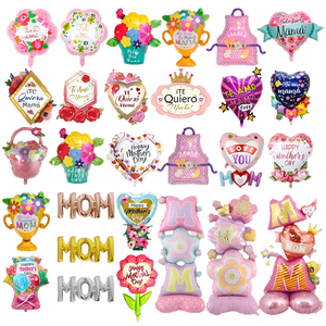 Globos de Helio para el Día de la Madre, Decoraciones para Fiestas, Globos de Aluminio - Product Image 1