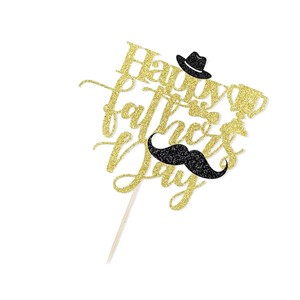 Set <span class=keywords><strong>de</strong></span> Decoración para <span class=keywords><strong>Pastel</strong></span> del Día del Padre: Collar <span class=keywords><strong>de</strong></span> <span class=keywords><strong>Pastel</strong></span> con Letras y Bigote, Adornos para <span class=keywords><strong>Pastel</strong></span>, Suministros para Fiestas y Reuniones Masculinas - Product Image 6