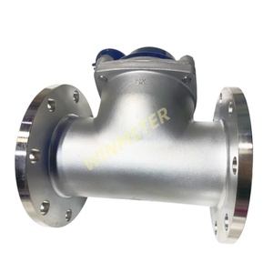 มิเตอร์น้ำแบบ Woltman ชนิดหน้าแปลน DN300 เกรดอุตสาหกรรม ผลิตจากสแตนเลส 304 มาตรฐาน IP68 พร้อมโมดูล LoRaWAN ได้รับการรับรองมาตรฐาน ISO 9001 สำหรับโรงงานเคมี - Product Image 4