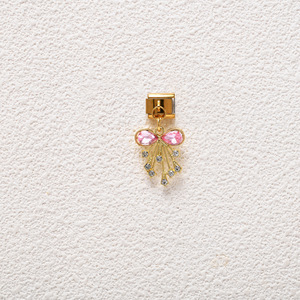 Fashion Charm <b>Bracelet</b> Zinc Alloy <b>Crystal</b> Rhinestone DIY Jewelry Accessory Women's Gift Heart Shape Modular Pendant - Product Image 4