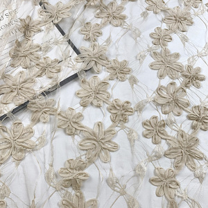 Elegante Tela de Encaje Jacquard Chantilly Africana para Coser, Material de Encaje Floral Suave al Tacto para Decoración del Hogar, Accesorios Aso Ebi - Product Image 3