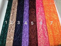 Tissus brodés indiens pour vêtements de mariée, tissu brodé chinois pour robes de mariée, fabrication sur mesure OEM