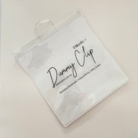 Sacs d'emballage personnalisables en PVC écologique avec fermeture éclair, résistants à l'humidité, pour écrans, boucles d'oreilles, lunettes, colliers