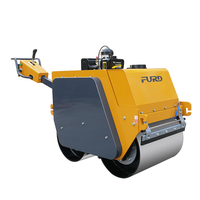 Compacteur de sol et d'asphalte à double tambour, mini-compacteur vibrant portatif, nouveau compacteur routier à rouleaux vibrants