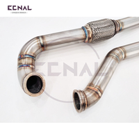 Kit d'échange complet Ecnal T4 Single Turbo pour BMW X3M F97 X4M F98 S58, kit de collecteur d'échappement en acier inoxydable SS304