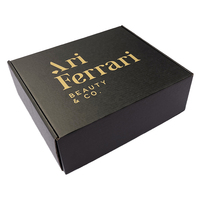 Boîte cadeau pliable de luxe personnalisée pour vêtements chaussures boîte postale boîte d'avion