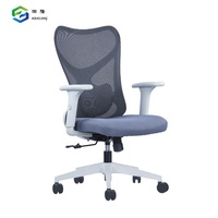Chaise de direction moderne à soutien lombaire réglable Chaise de bureau pivotante en maille avec 3 élévateurs à gaz et accoudoir réglable