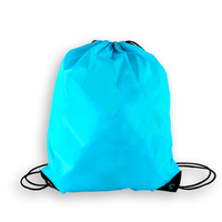 Sac à dos de sport en polyester, sac de courses à cordon coulissant étanche de couleur