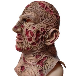 หน้ากากเฟรดดี้ ลาเท็กซ์ หน้ากากผีหนังสยองขวัญฮาโลวีน วัสดุอีมัลชั่น สไตล์สยองขวัญ สำหรับงานปาร์ตี้ DIY - Product Image 5