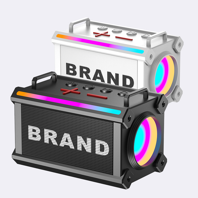 2025 Factory New Outdoor Portable Wireless Speaker Mini Speakers Strap TF Card Bass High Quality Loud RGB Lighting