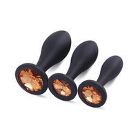 3 Stück Jeweled Anal Toys Trainings kit Adult Sexspielzeug Spiele Anal Plug Adult Sexspielzeug für Erwachsene Frauen Männer und Paare