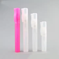 Échantillon de flacons vaporisateurs portables de 10 ml pour alcool, parfum, e-liquide, format stylo, mini, vides, en PET, avec capuchon à clip, pour voyage