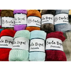 Cubrecama Ligero y Sedoso para Cama Doble, Tejido Liso Teñido, Cubrecama de Lujo - Product Image 3