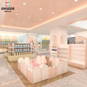 Eco-Friendly Custom Baby Store Display | High-End Wooden <b>Clothes</b> <b>Racks</b> & Cabinets for Kids Boutique Interior Design Solutions - Product Image 3