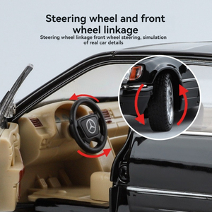 Modello di <span class=keywords><strong>auto</strong></span> <span class=keywords><strong>1</strong></span>:<span class=keywords><strong>24</strong></span> decast benz W143 20SEL con suono e luce porte pullback ornamento aperto decorare in metallo modello di <span class=keywords><strong>auto</strong></span> giocattoli - Product Image 5